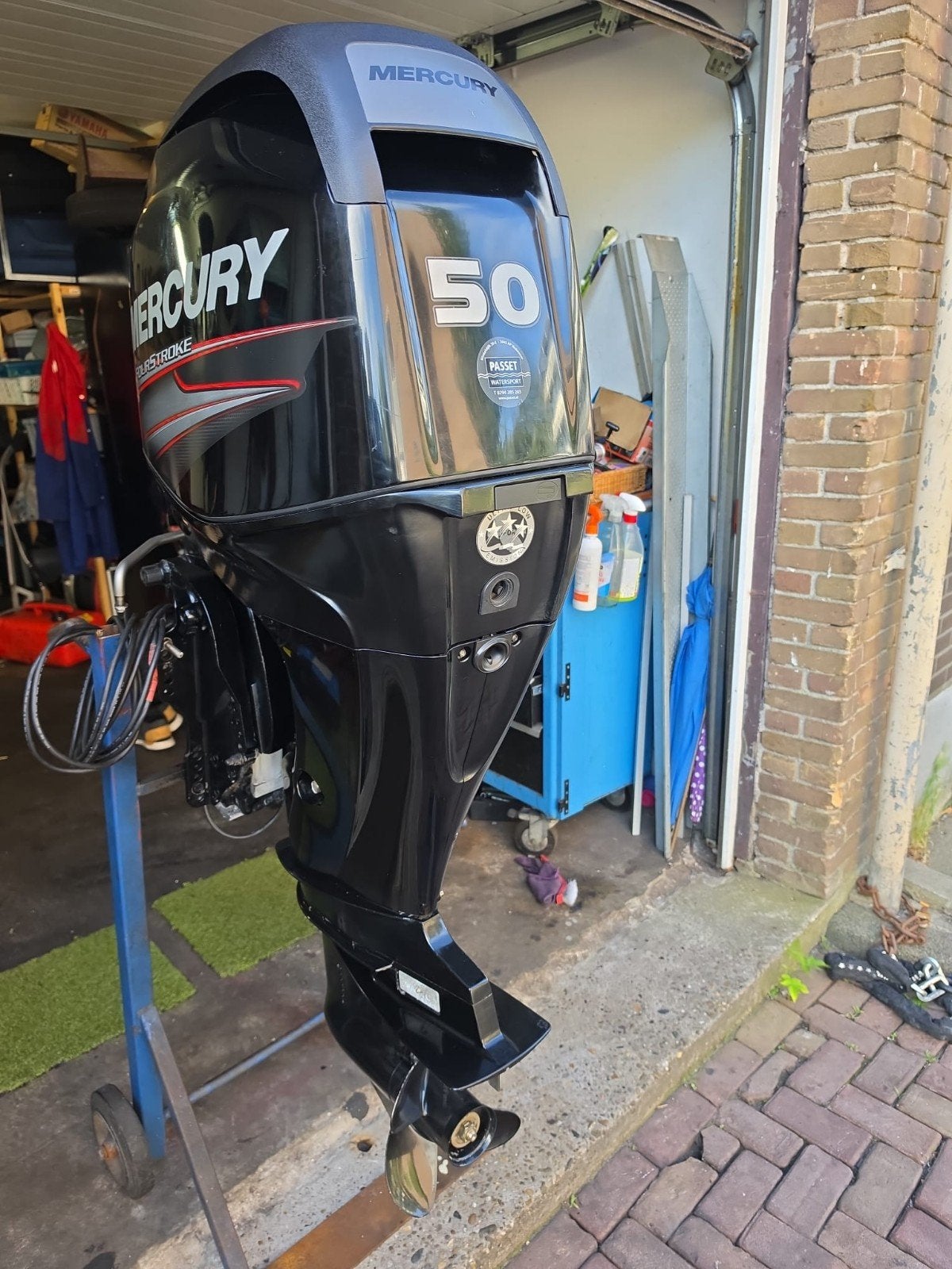 Mercury 50 pk 4takt efi bj 2014 powrtrim, Viertaktmotor, Ophalen of Verzenden, Zo goed als nieuw, 30 pk of meer