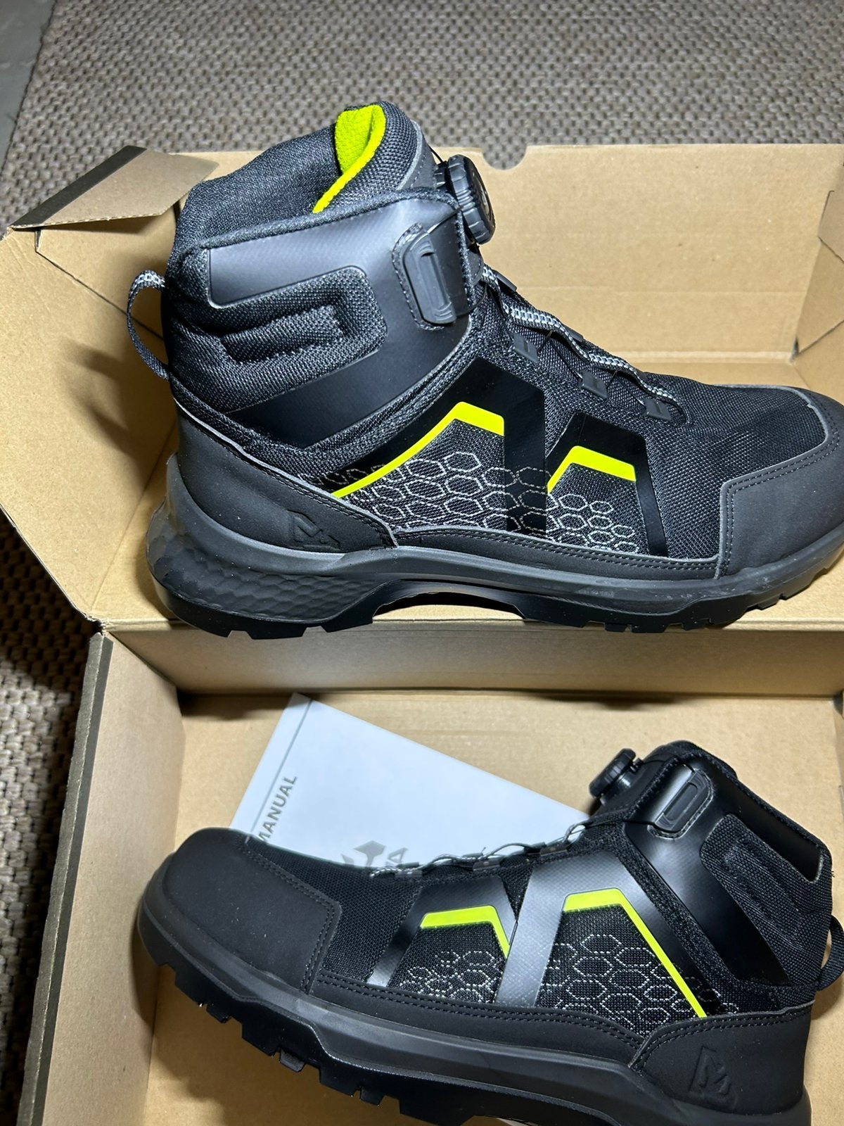 Nieuwe lichtgewicht Emma S3 werkschoenen met BOA sluiting, Verzenden, Zwart, Nieuw, Werkschoenen