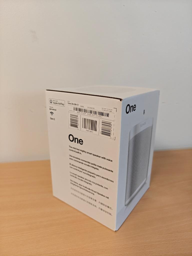 Sonos One Gen 2 Wit, Ophalen of Verzenden, Sonos, Sonos, Support@sonos.com