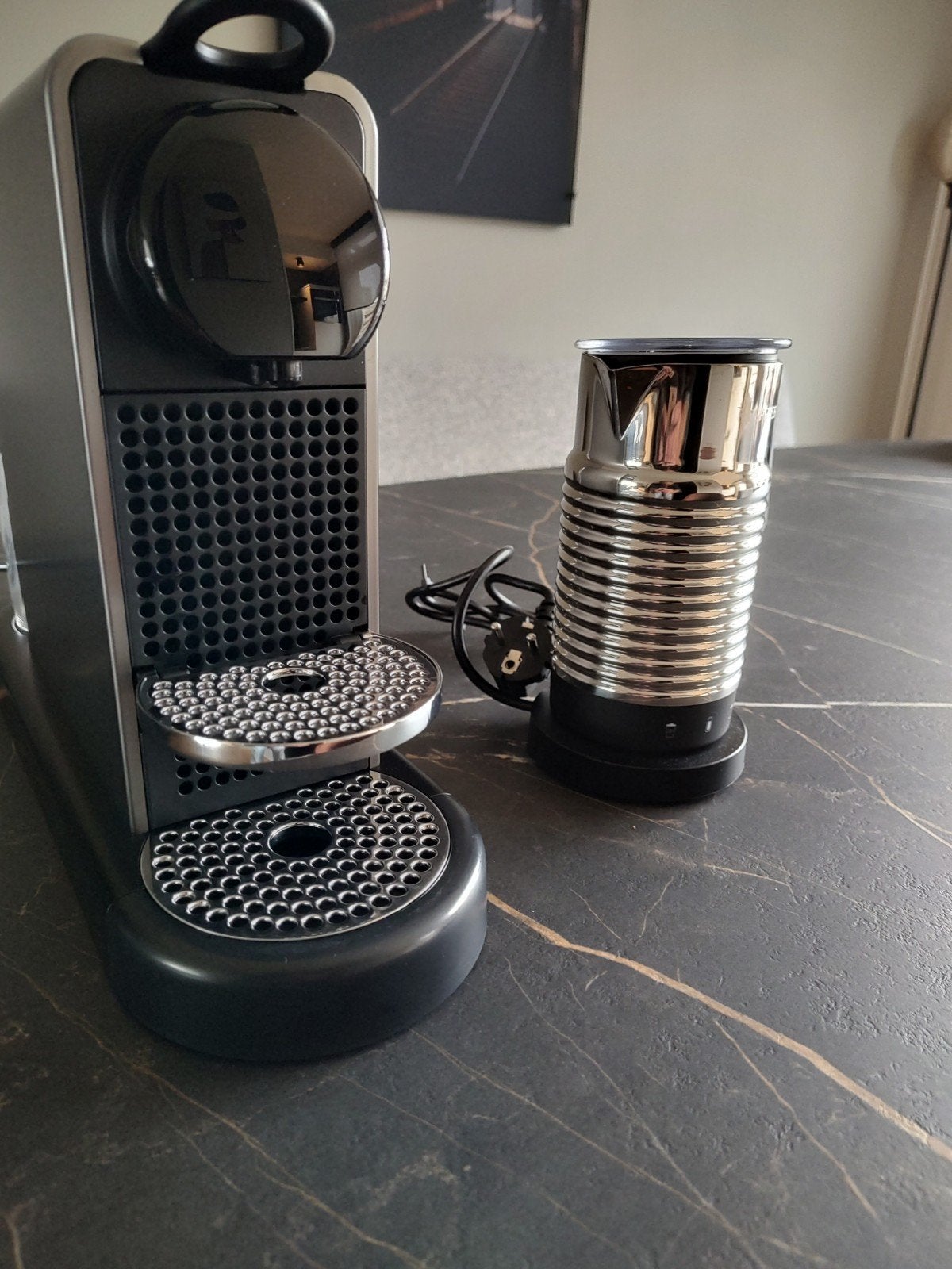 Nespresso Citiz koffiemachine met Aeroccino melkopschuimer, Ophalen, Afneembaar waterreservoir, Overige typen, Koffiemachine