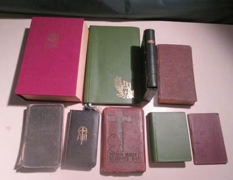 9 prima oude Godsdienstige boeken, Ophalen of Verzenden, Gelezen