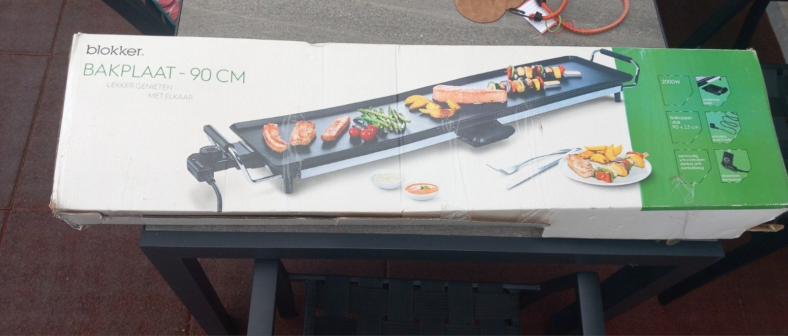 Bakplaat 90 cm, Ophalen