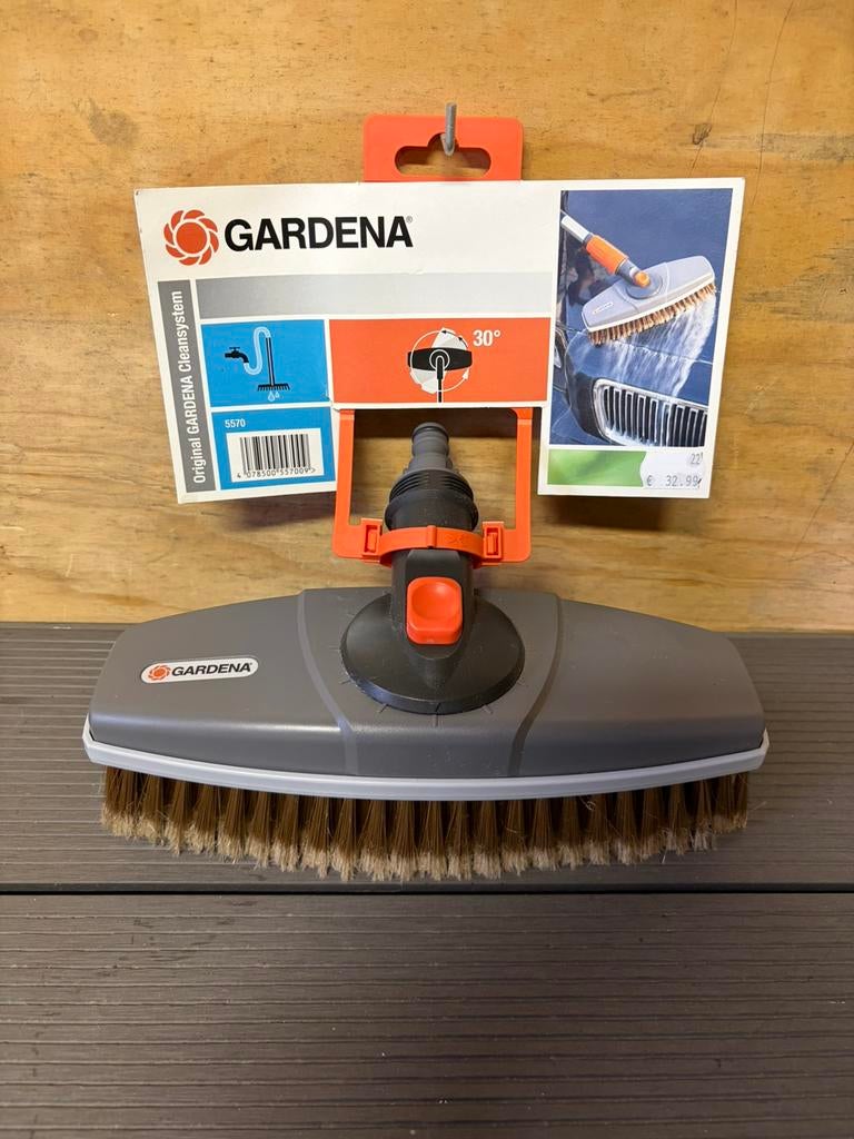 Wasborstel met watertoevoer | GARDENA | nieuwstaat, Ophalen of Verzenden, Zo goed als nieuw