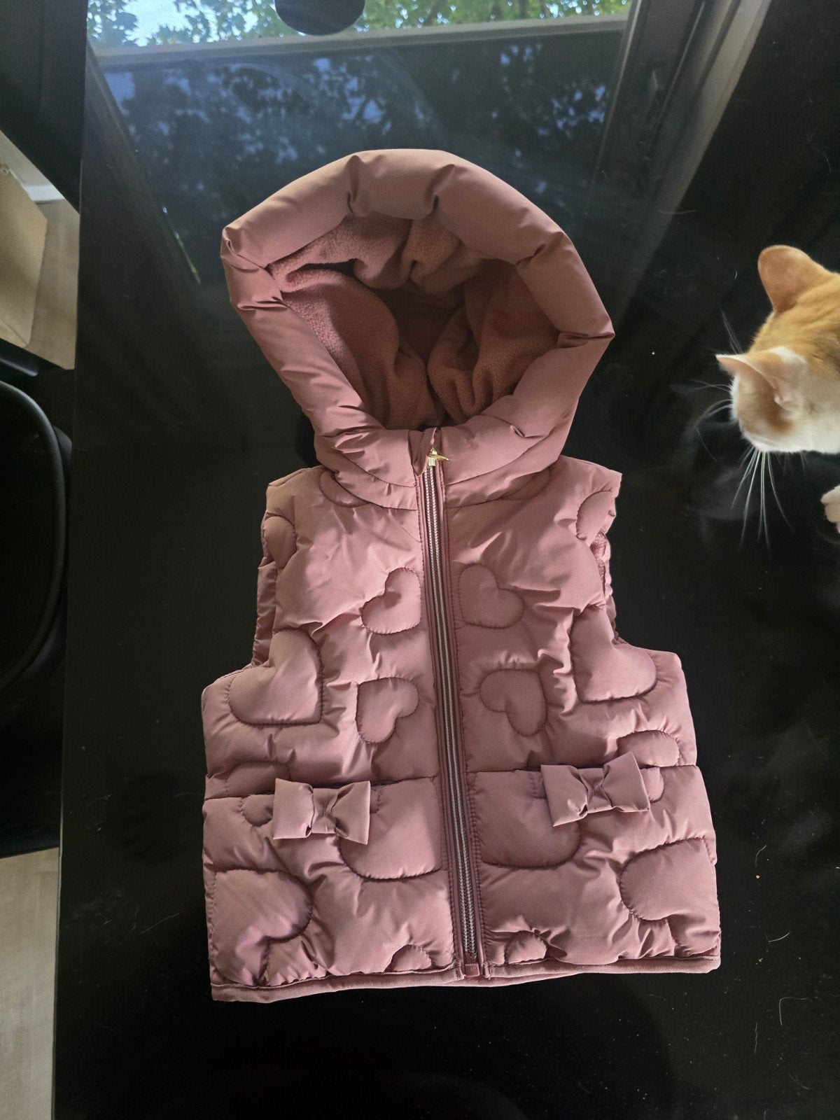 Jas, Ophalen, Zo goed als nieuw, Maat 34 (XS) of kleiner, Zwart