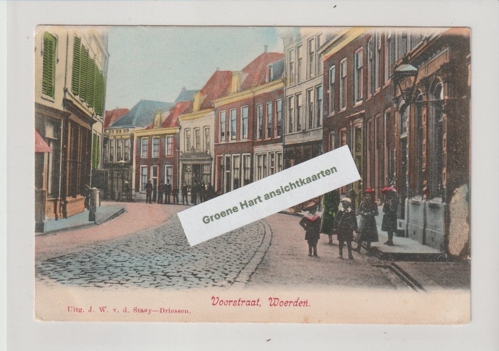 Woerden - Voorstraat ca. 1905 * 260605-13, Ophalen of Verzenden, Voor 1920, Ongelopen, Utrecht