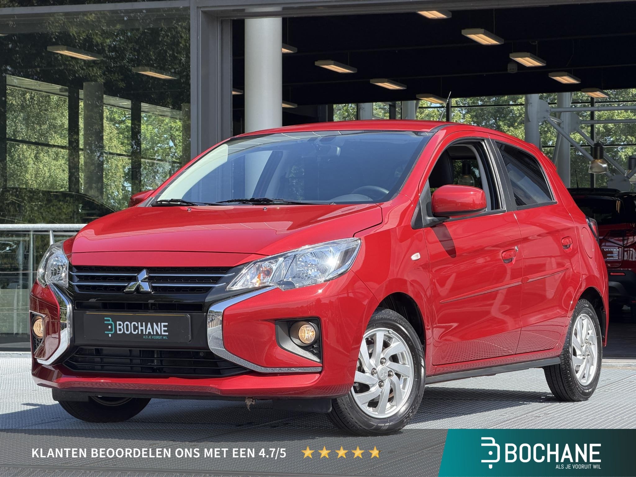Mitsubishi Space Star 1.2 Dynamic | Carplay | Cruise Control, Dealer onderhouden, Stof, Gebruikt, 850 kg