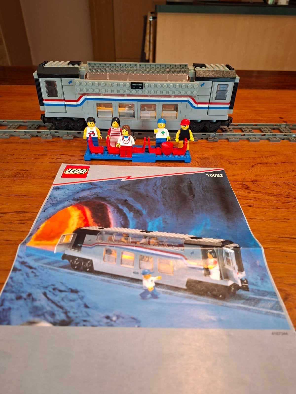 LEGO Trein 10002 Metro-Liner Clubcar Panoramawagon, Ophalen of Verzenden, Zo goed als nieuw, Inclusief instructies, Lego