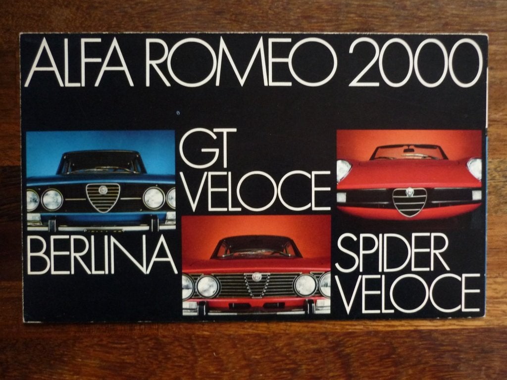 Alfa Romeo 2000 Berlina/GT Veloce/Spider Veloce (1973), Verzenden, Nieuw, Alfa Romeo