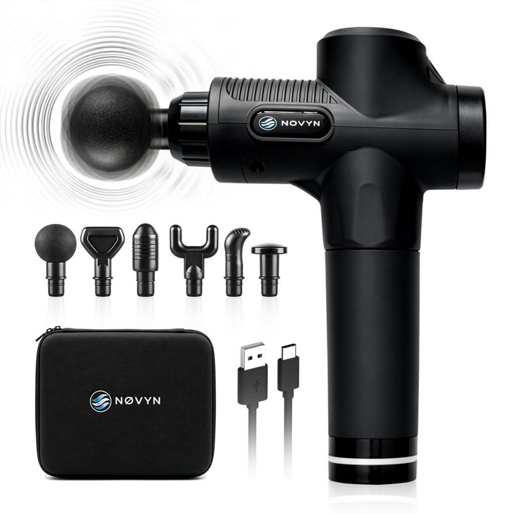 NØVYN Massage Gun Pro – Nieuw & Draadloos, Ophalen of Verzenden, Nieuw, Apparaat