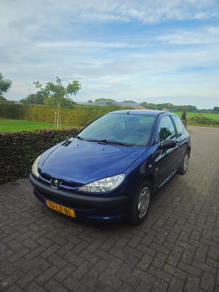 Peugeot 206 1.1 XR 3D 2003 Blauw, Voorwielaandrijving, Stof, 31 €/maand, 4 cilinders