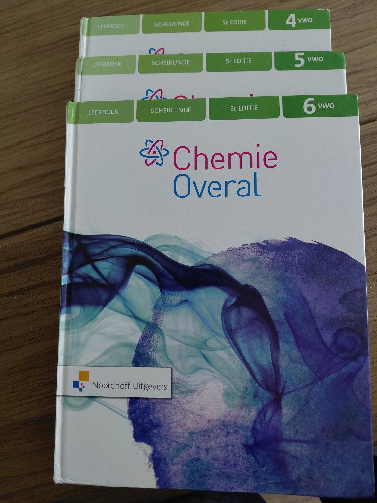 Chemie Overal VWO 4 - 5 - 6, Boeken, Schoolboeken, VWO, Scheikunde, Noordhoff Uitgevers, Ophalen