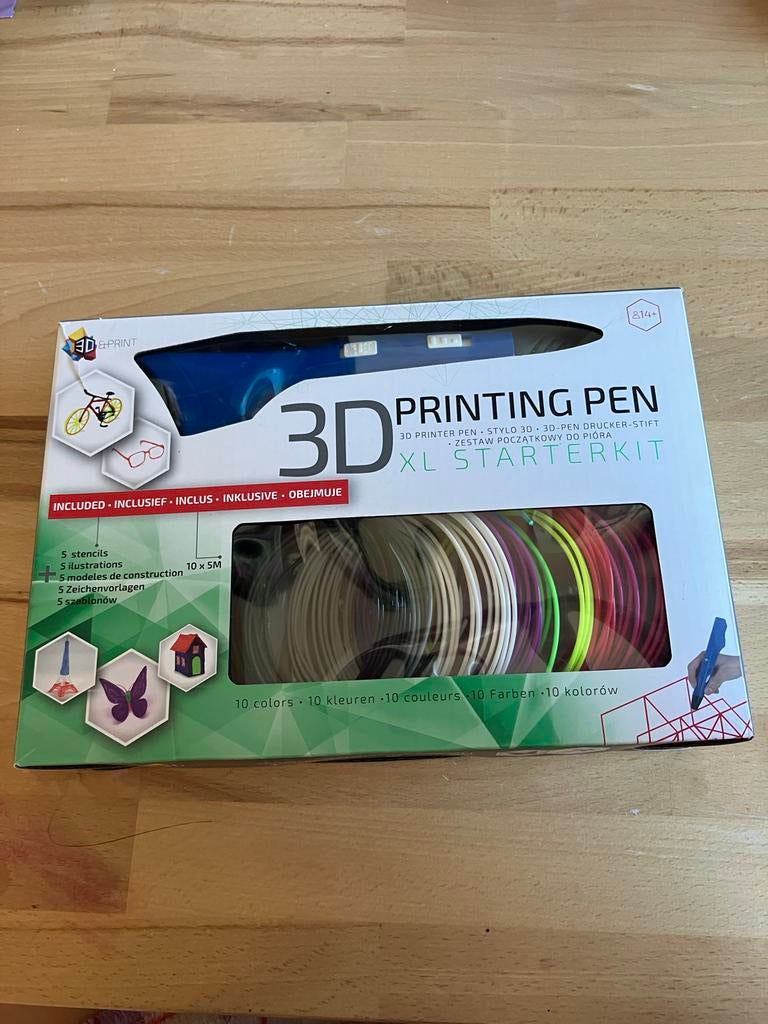 Leuke 3D Printing Pen XL Starterkit, Ophalen of Verzenden, Gebruikt, Filament