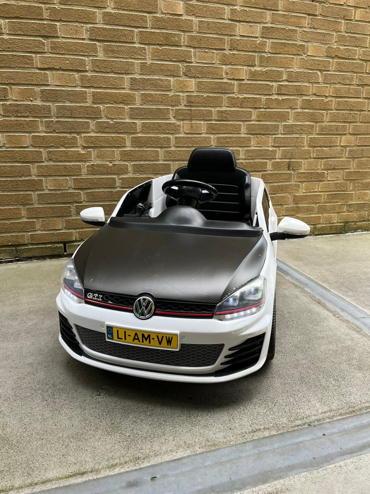 Vw speelgoed auto elektrisch, Ophalen