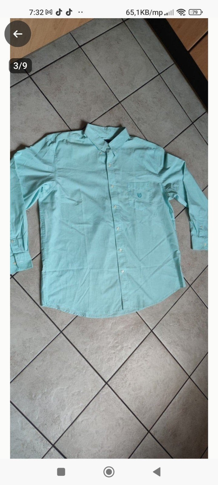 Chaps overhemd maat XXL, lichtgroen, zo goed als nieuw, Kleding | Heren, Overhemd, Chaps, Ophalen of Verzenden, Zo goed als nieuw