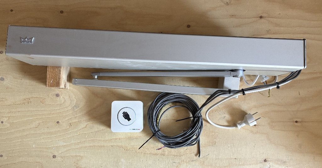 Te koop Dormakaba ED100 draaideur automaat, Ophalen, Gebruikt, 80 tot 100 cm, Buitendeur