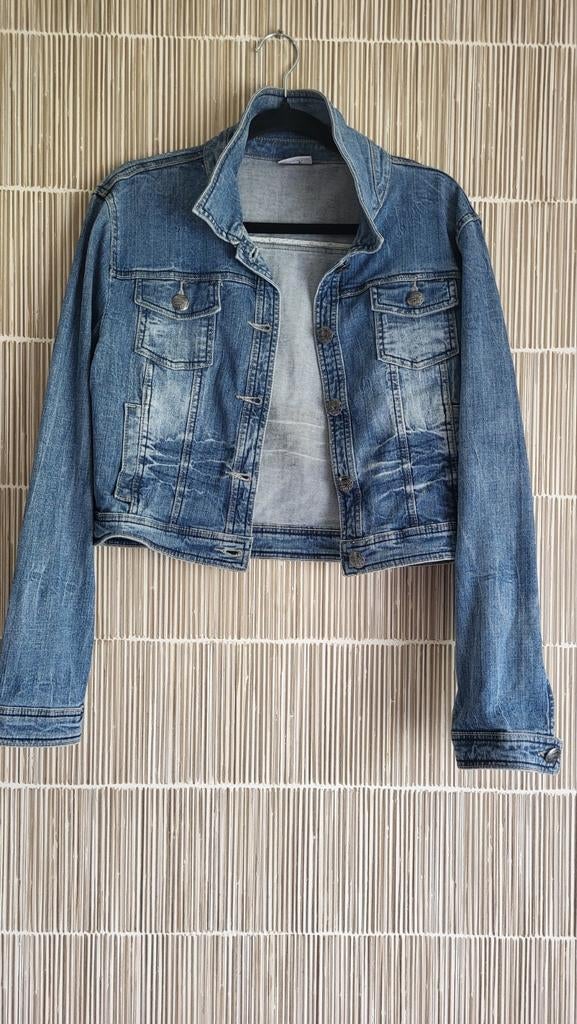 Street One cropped jeans jasje maat 42, Blauw, Ophalen of Verzenden, Gedragen, Maat 42/44 (L)