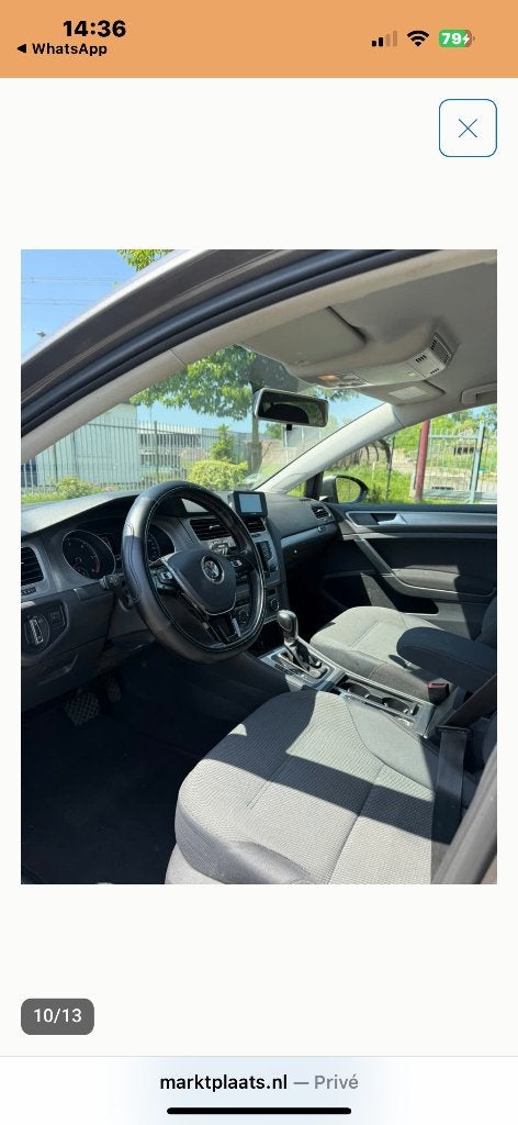 Volkswagen Golf 1.6 TDI 77KW Variant DSG 2014 TAXI KLAAR!, 4 cilinders, 700 kg, Stationwagon, Diesel