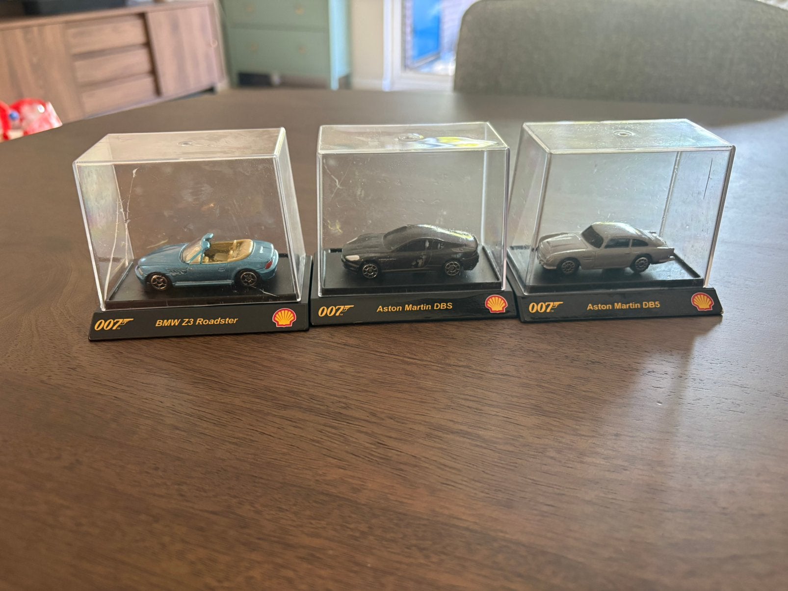 3x james bond miniatuur model auto, Ophalen of Verzenden, Zo goed als nieuw, Overige merken