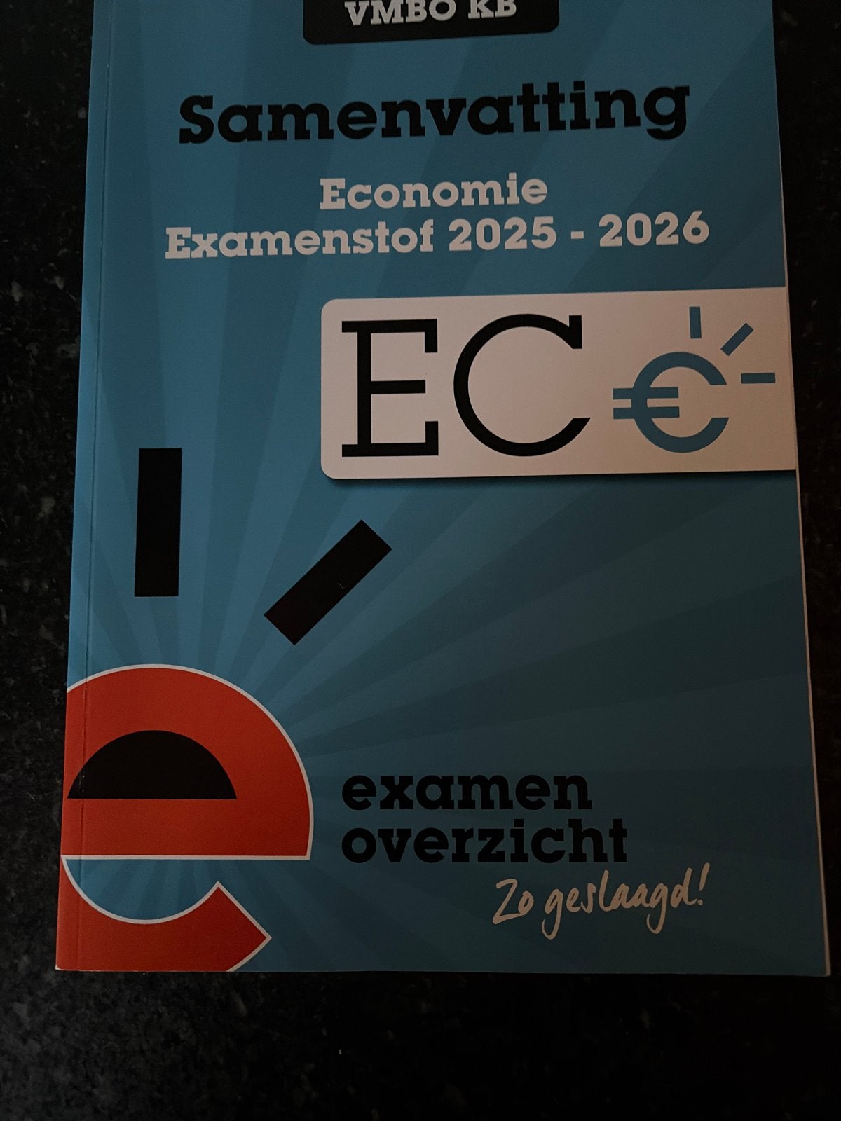 Samenvatting Economie Examenstof VMBO KB 2025-2026, Ophalen of Verzenden, Zo goed als nieuw, VMBO, Economie