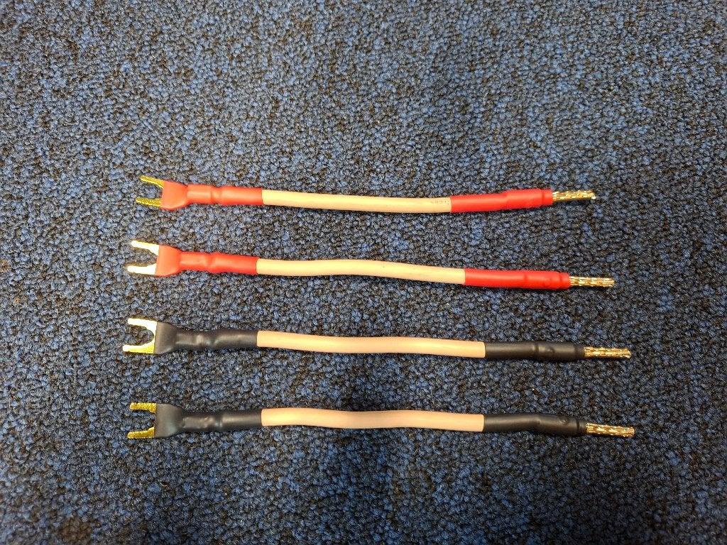 4 stuks Van den Hul The Wind MK2 Jumpers, Ophalen of Verzenden, Zo goed als nieuw, 2 tot 5 meter, Interlink-kabel