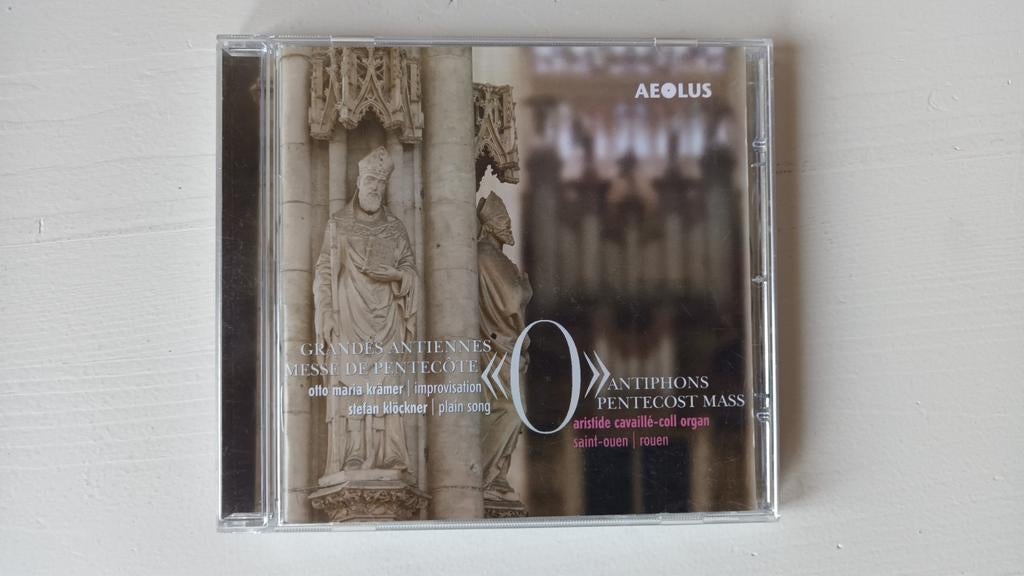 Antiphons Pentecost Mass cd orgel Aeolus Saint-Ouen Rouen, Ophalen of Verzenden, Barok, Zo goed als nieuw, Overige typen