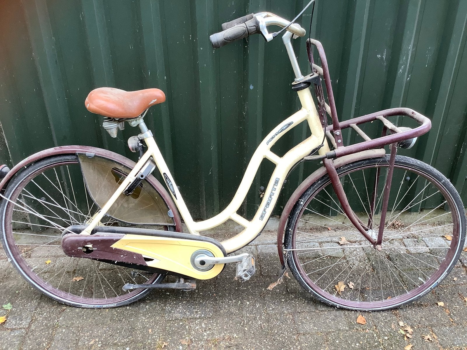 Sparta transportfiets met lage instap en voordrager, Fietsen en Brommers, Fietsen | Dames | Damesfietsen, Ophalen, Terugtraprem