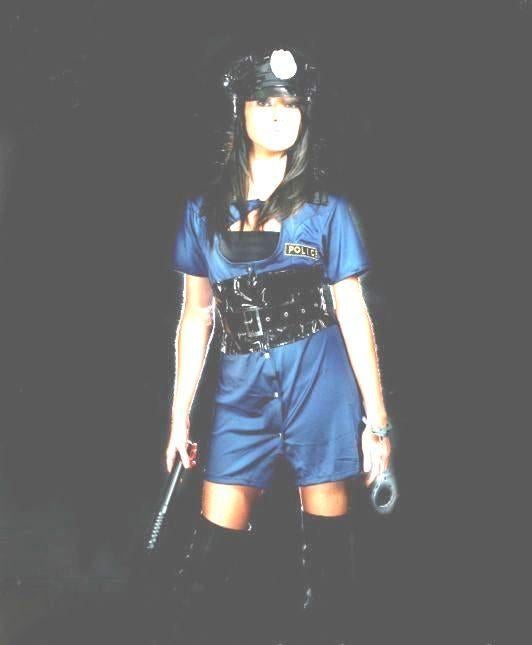 5 delig Luxe Politie outfit mt M, Maat 38/40 (M), Carnaval, Nieuw, Ophalen of Verzenden