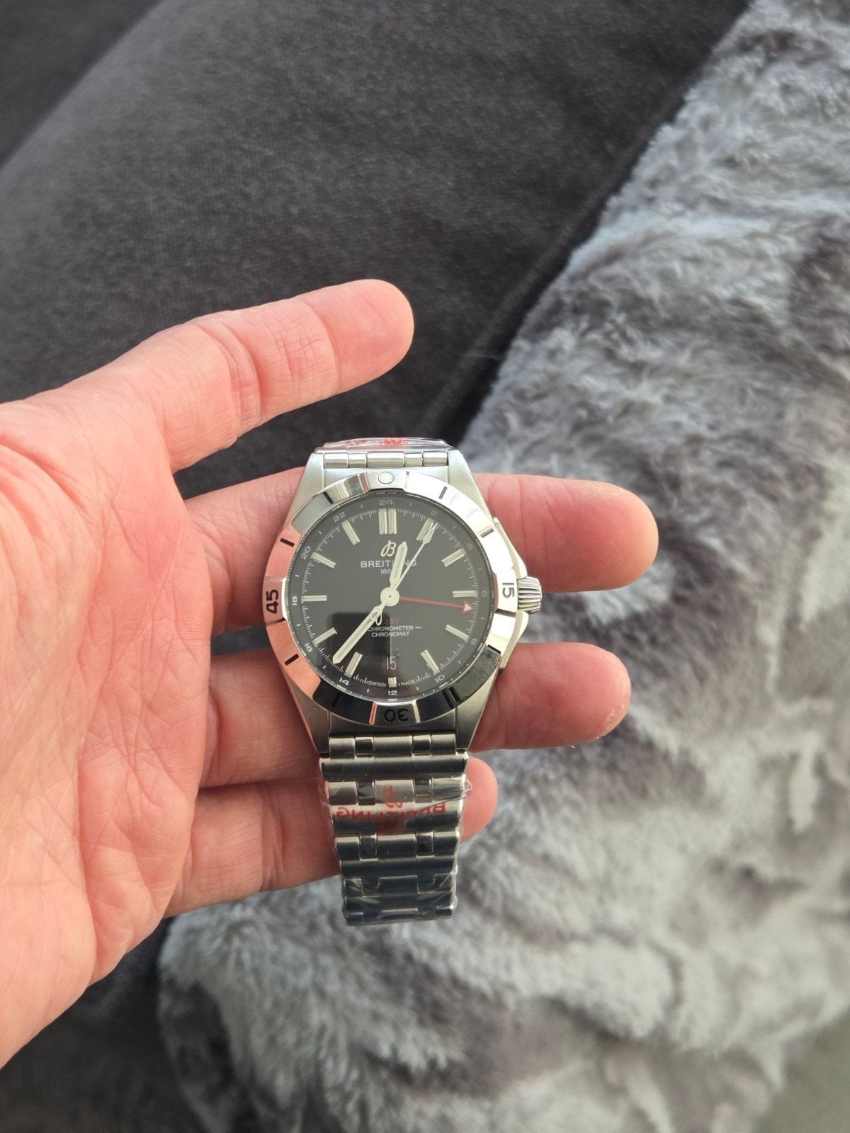 BLS Breitling Chronomat 40 GMT, Ophalen of Verzenden, Staal, Breitling, 1960 of later