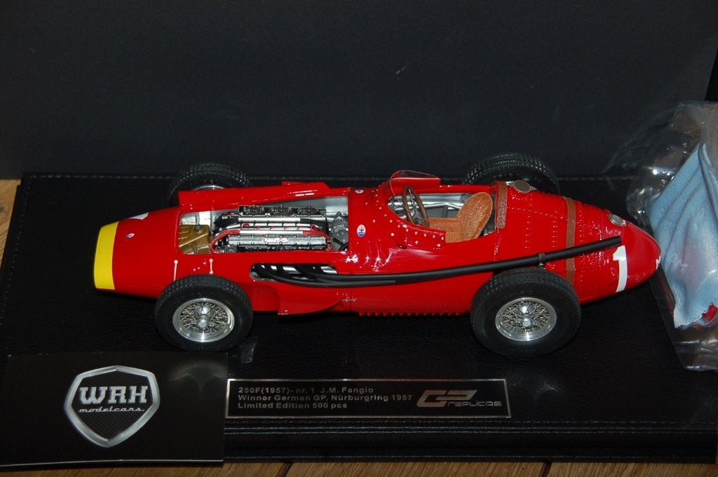 1:18 MASERATI 250F Fangio #1 GP replicas MINT!! WRH, Verzenden, Zo goed als nieuw, Auto, Overige merken