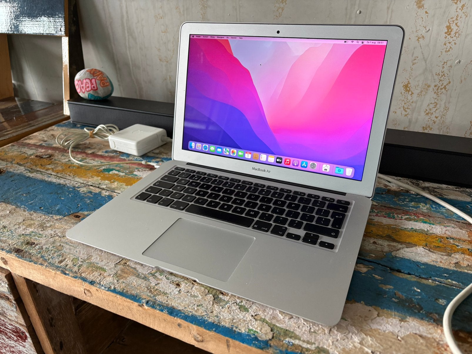 MacBook Air i5 / 8 Gb RAM / Final Cut Pro / Office, 2 tot 3 Ghz, Qwerty, 8 GB, 13 inch
