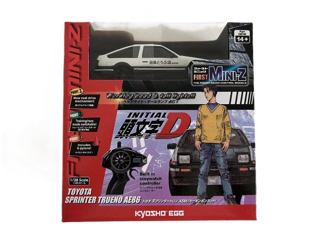 Kyosho First Mini-Z Toyota Sprinter Trueno 1/28 rc auto, Verzenden, Nieuw, Overige schalen, Auto onroad