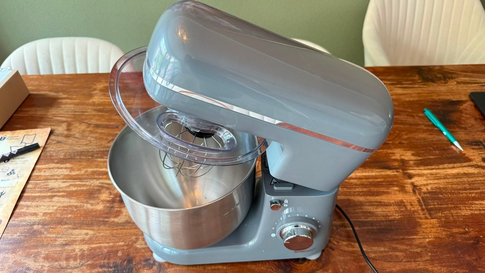 Silvercrest Standmixer 5L 600W - Zo goed als nieuw, 4 liter of meer, Ophalen, Zo goed als nieuw, 3 snelheden of meer