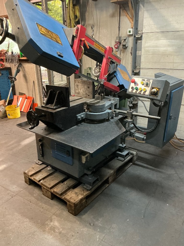 Lintzaag bandzaagmachine IMAS 280, Ophalen, Gebruikt, 70 mm of meer, Lintzaag