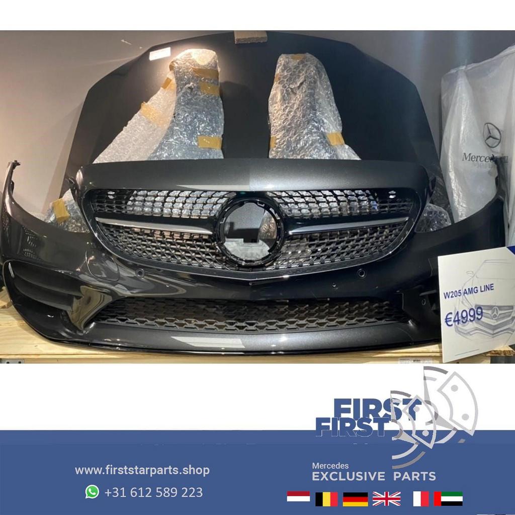 W205 C205 FACELIFT C43 AMG VOORKOP Mercedes C Klasse FRONT 2, Auto-onderdelen, Carrosserie en Plaatwerk, Gebruikt, -, Voor, Ophalen of Verzenden