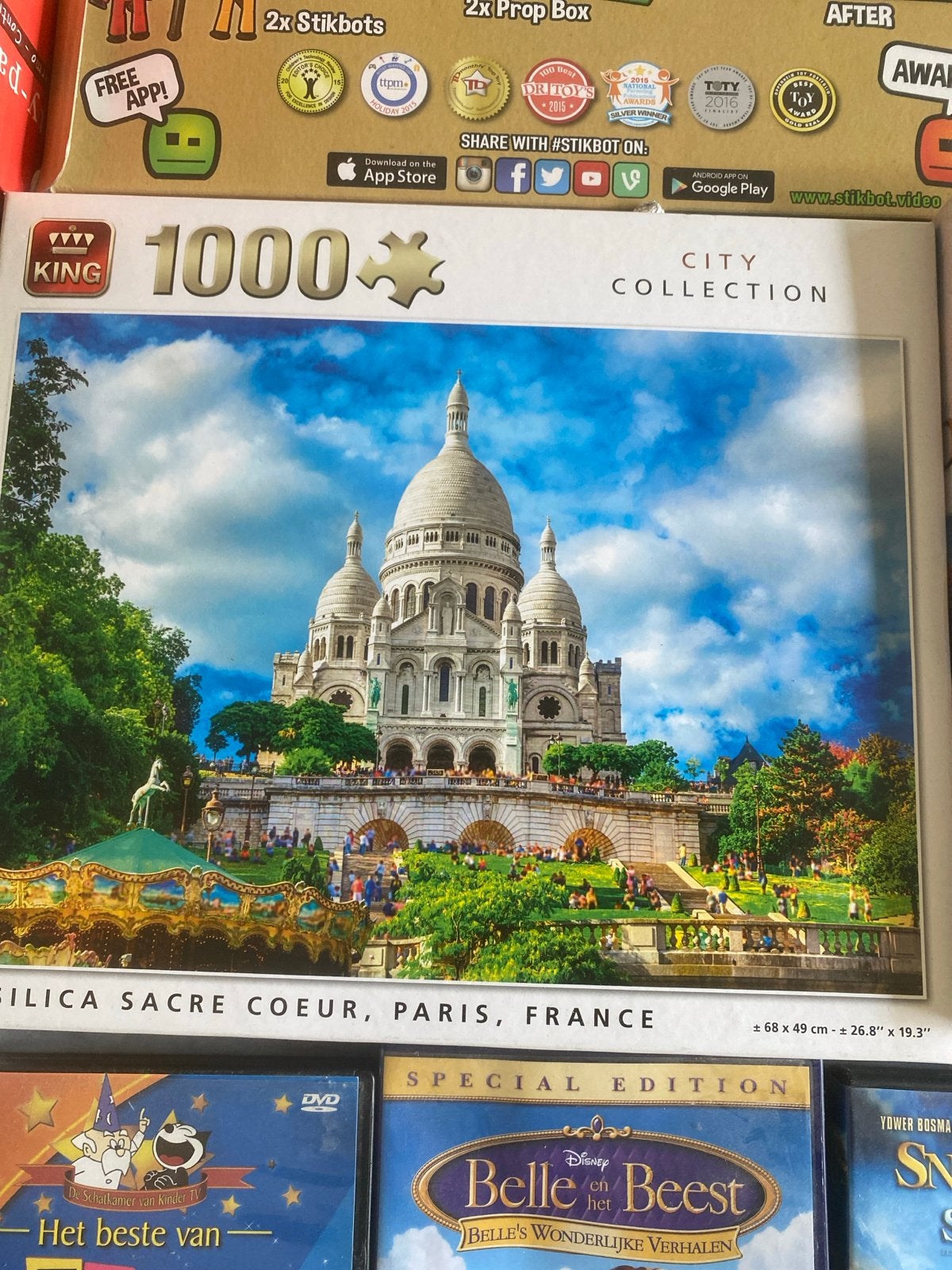 King 1000 Stukjes Puzzel - Diverse Locaties, Ophalen of Verzenden, 500 t/m 1500 stukjes, Gebruikt, Legpuzzel