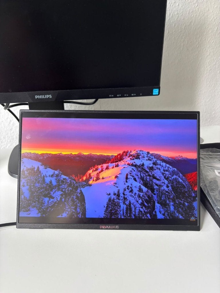 Nomadus Portable Monitor 13 inch 2K, Computers en Software, HDMI, Ingebouwde speakers, Zo goed als nieuw, Onbekend