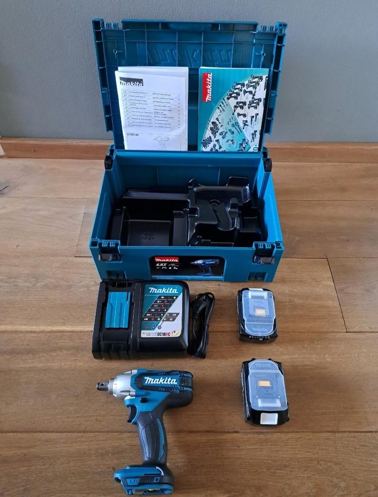 ❗NIEUWE MAKITA SLAGMOERSLEUTEL COMPLEET IN M BOX OPBERGKIST, Ophalen
