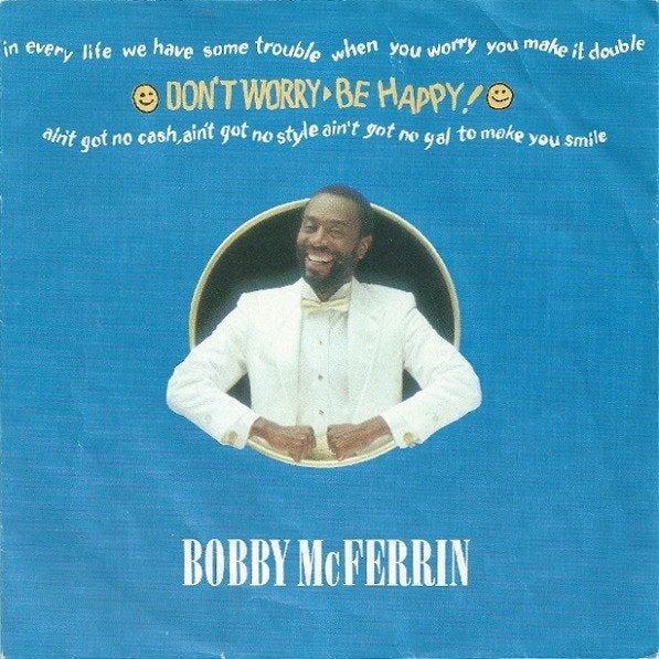 Bobby McFerrin - Don't Worry Be Happy (Single), Cd's en Dvd's, Vinyl Singles, Gebruikt, 7 inch, Pop, Overige typen