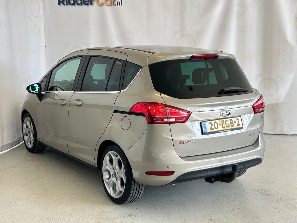 Ford B-Max 1.0 EcoBoost Titanium|CRUISE|PARK SENS|AIRCO|TREK, Auto's, Ford, Voorwielaandrijving, Euro 5, 101 pk, Gebruikt