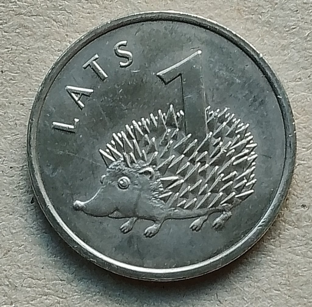 Letland, 1 lats 2012  km 135, Ophalen of Verzenden, Overige landen, Losse munt