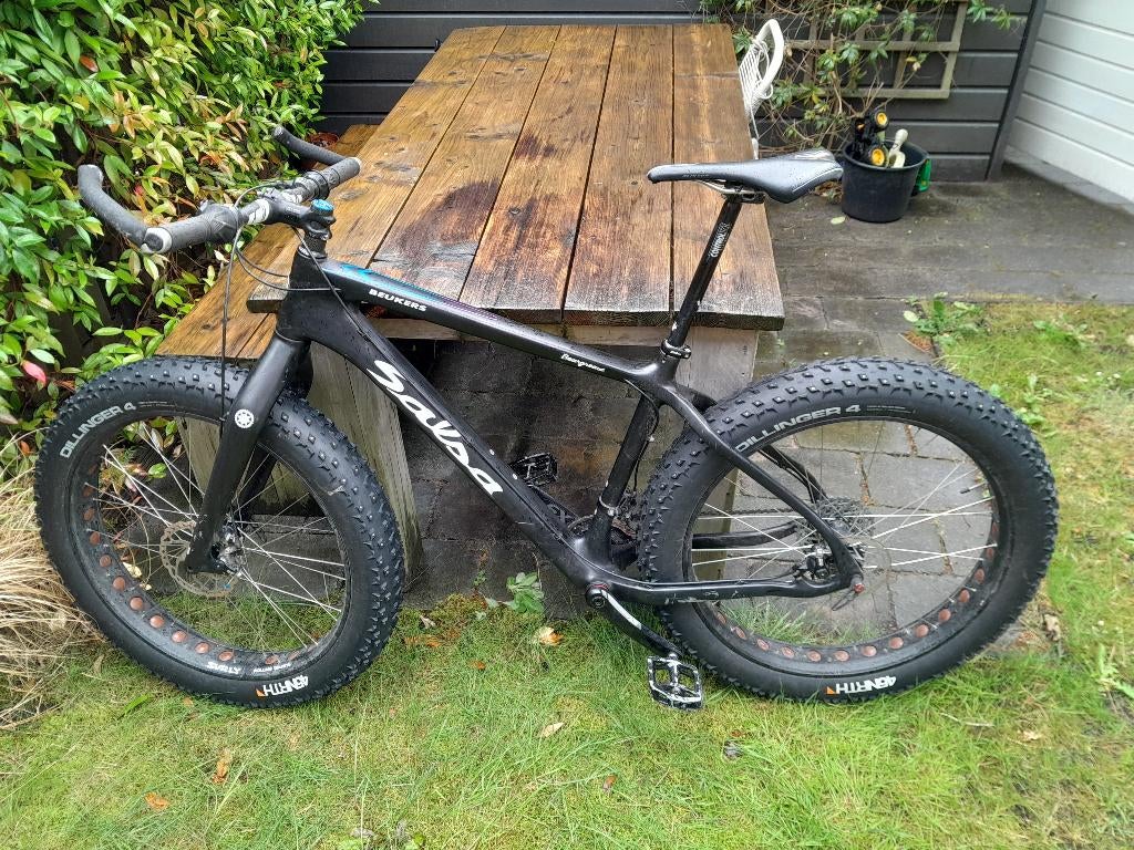 Salsa Beargrease, Gebruikt, 26 inch, 15 tot 20 versnellingen, Schijfrem