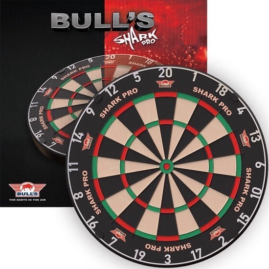 BULL'S Shark Pro Dartbord - Professioneel Sisal Dartbord, Ophalen of Verzenden, Nieuw, Dartbord