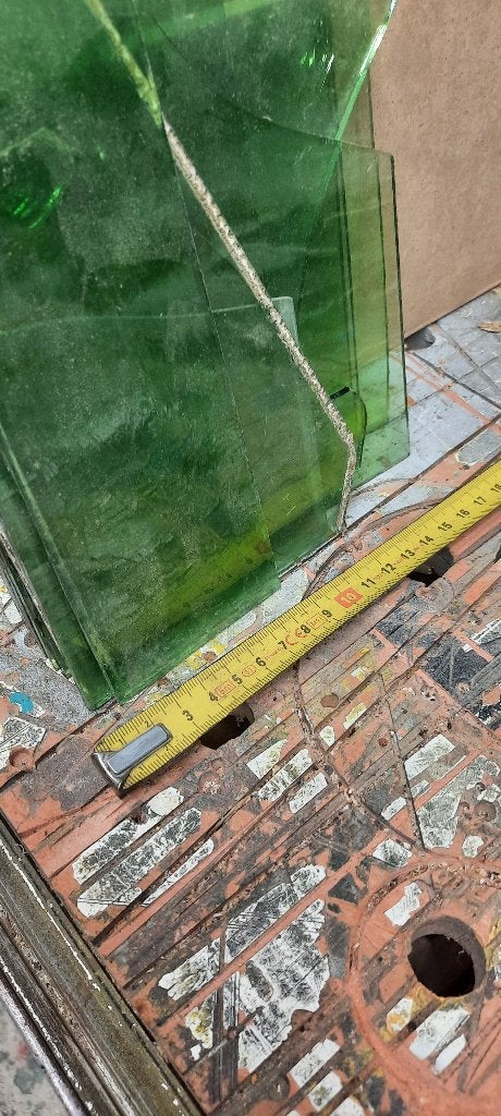 Gekleurd vlak glas, Ophalen, Glas in lood, 80 tot 120 cm, Overige typen