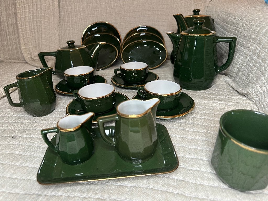 Luxe Apilco France Porseleinen Thee & Koffieservies, Ophalen