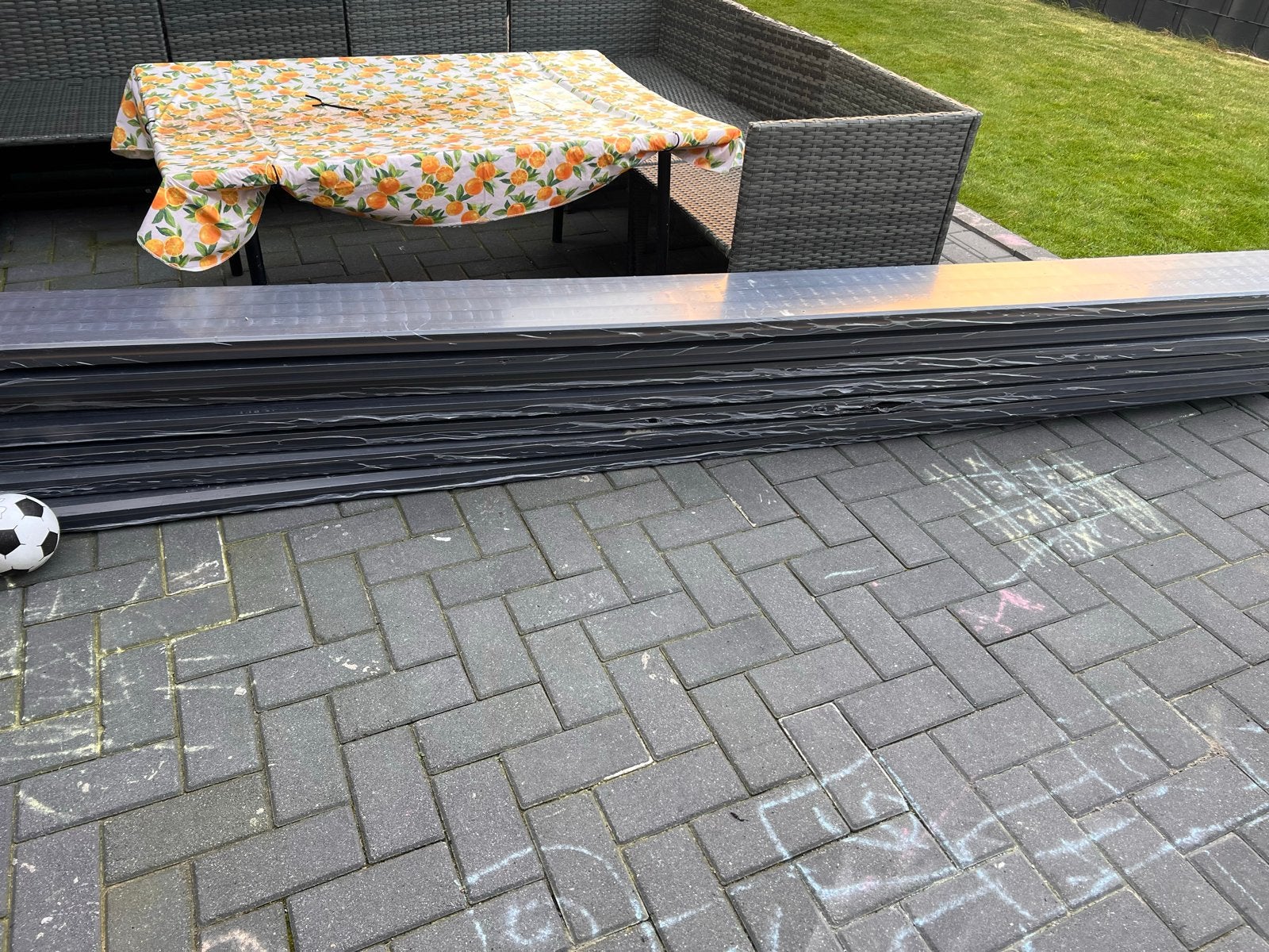 Highlander Rhombus Cladding Teak/Black - Nieuw, Ophalen, 25 tot 50 mm, Nieuw, Plank