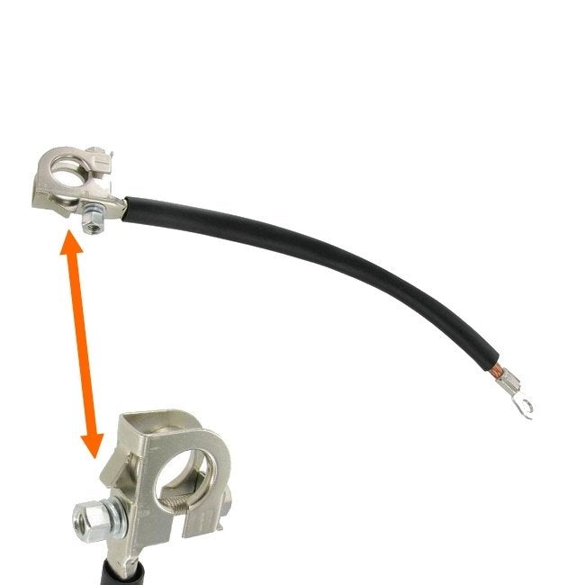 Accukabel/ massakabel 29cm (T3 bus/ Polo), Ophalen of Verzenden, Nieuw, Volkswagen