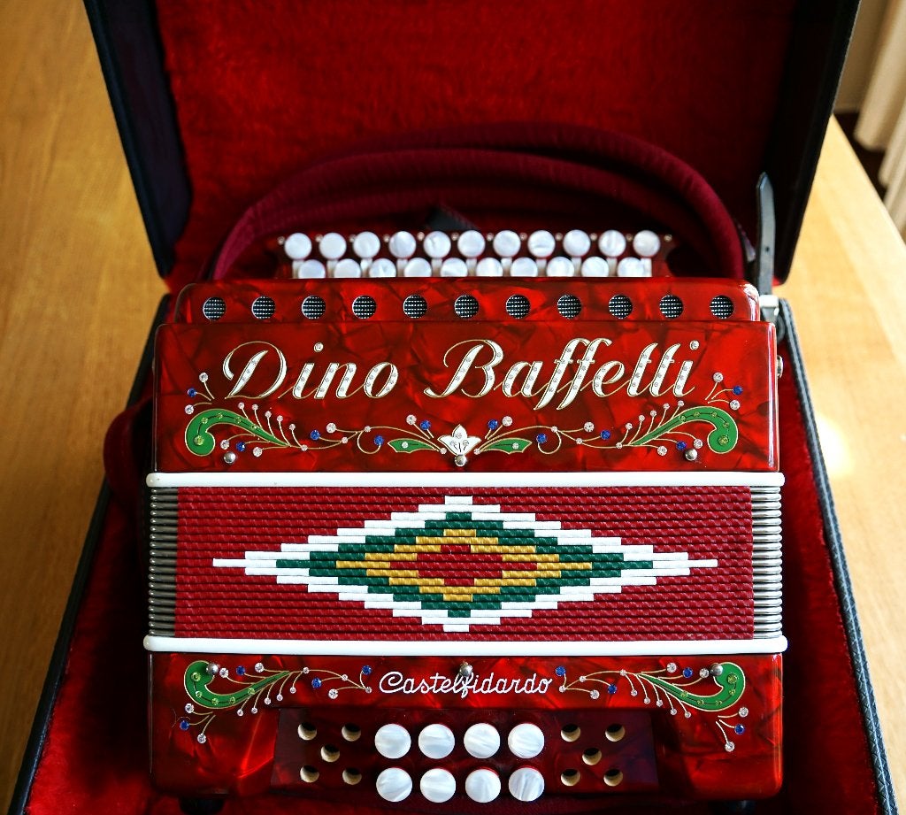 Harmonica Dino Baffetti Castelfidardo (Italie), Muziek en Instrumenten, Overige merken, Overige formaten, Met koffer, Ophalen of Verzenden