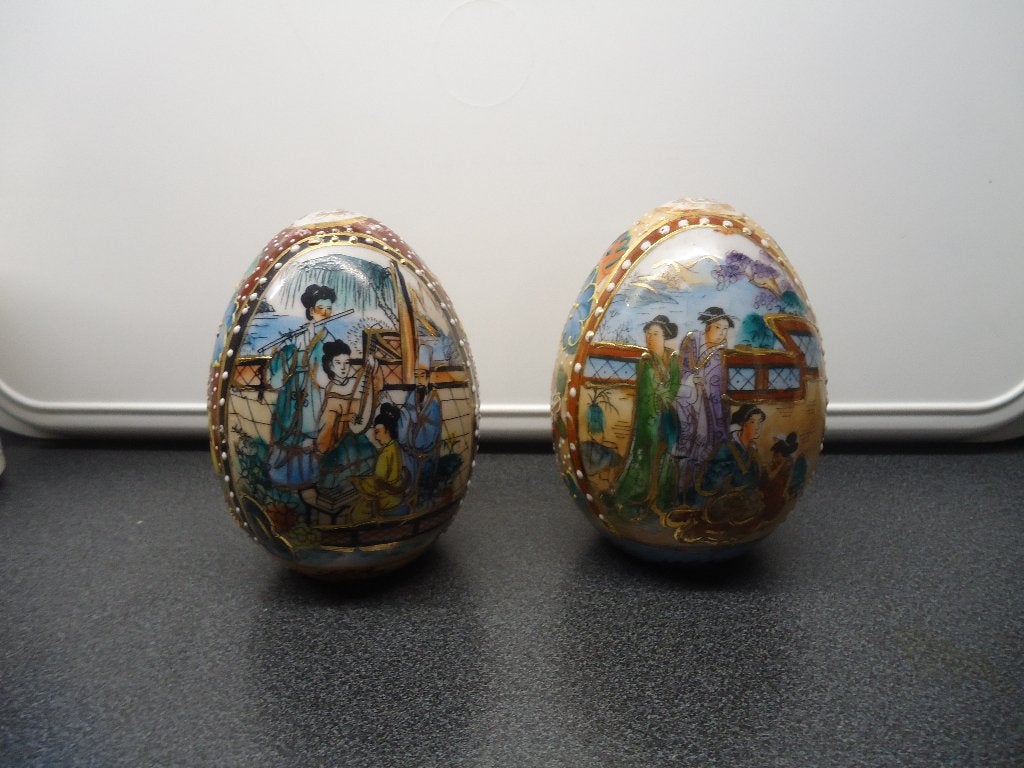 Stel Satsuma eieren jaren 20 in perfecte staat, Verzenden