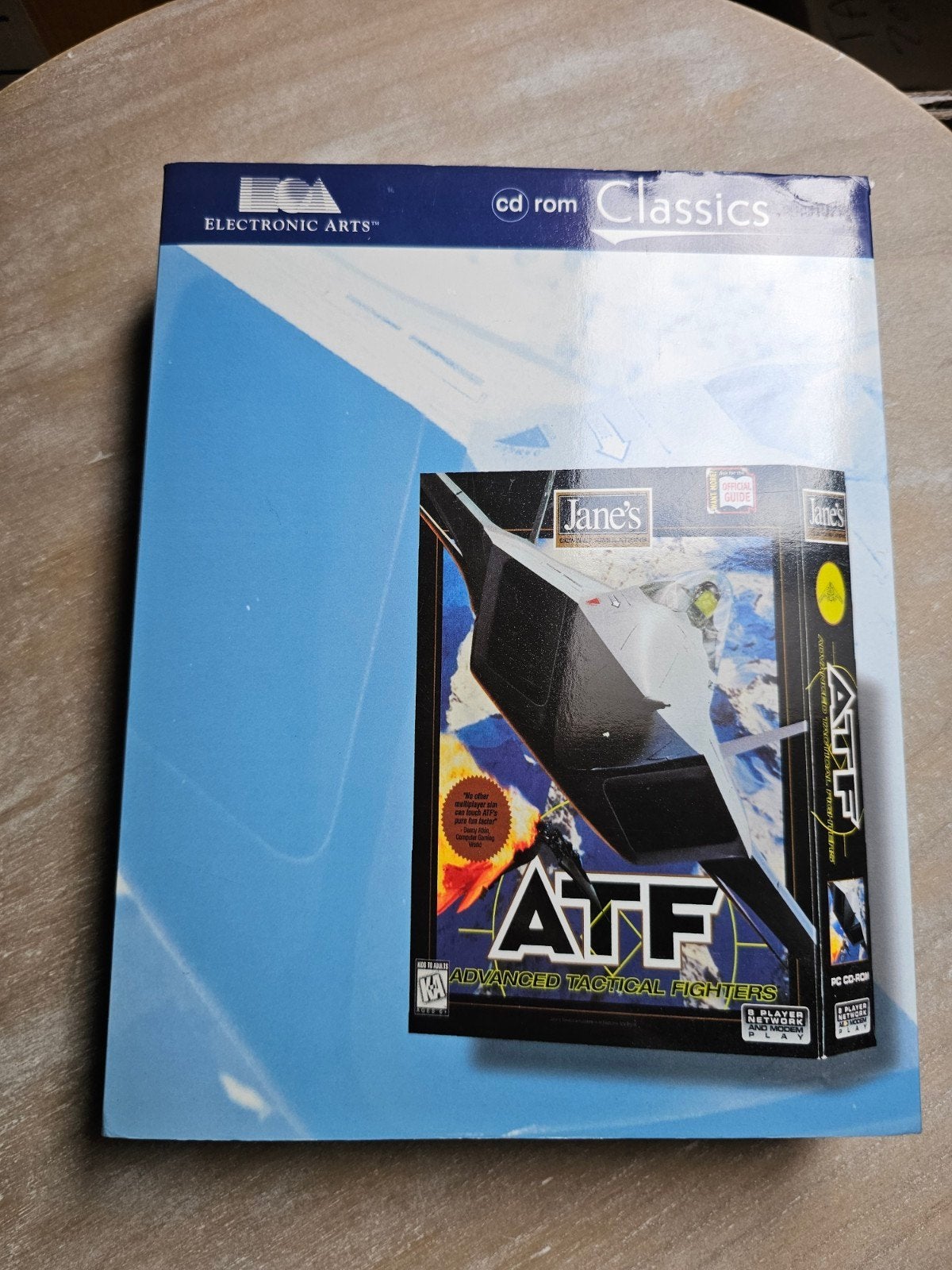 Jane's Advanced Tactical Fighters (ATF) PC CD-ROM, Spelcomputers en Games, Gebruikt, 1 speler, Ophalen of Verzenden, Vanaf 12 jaar