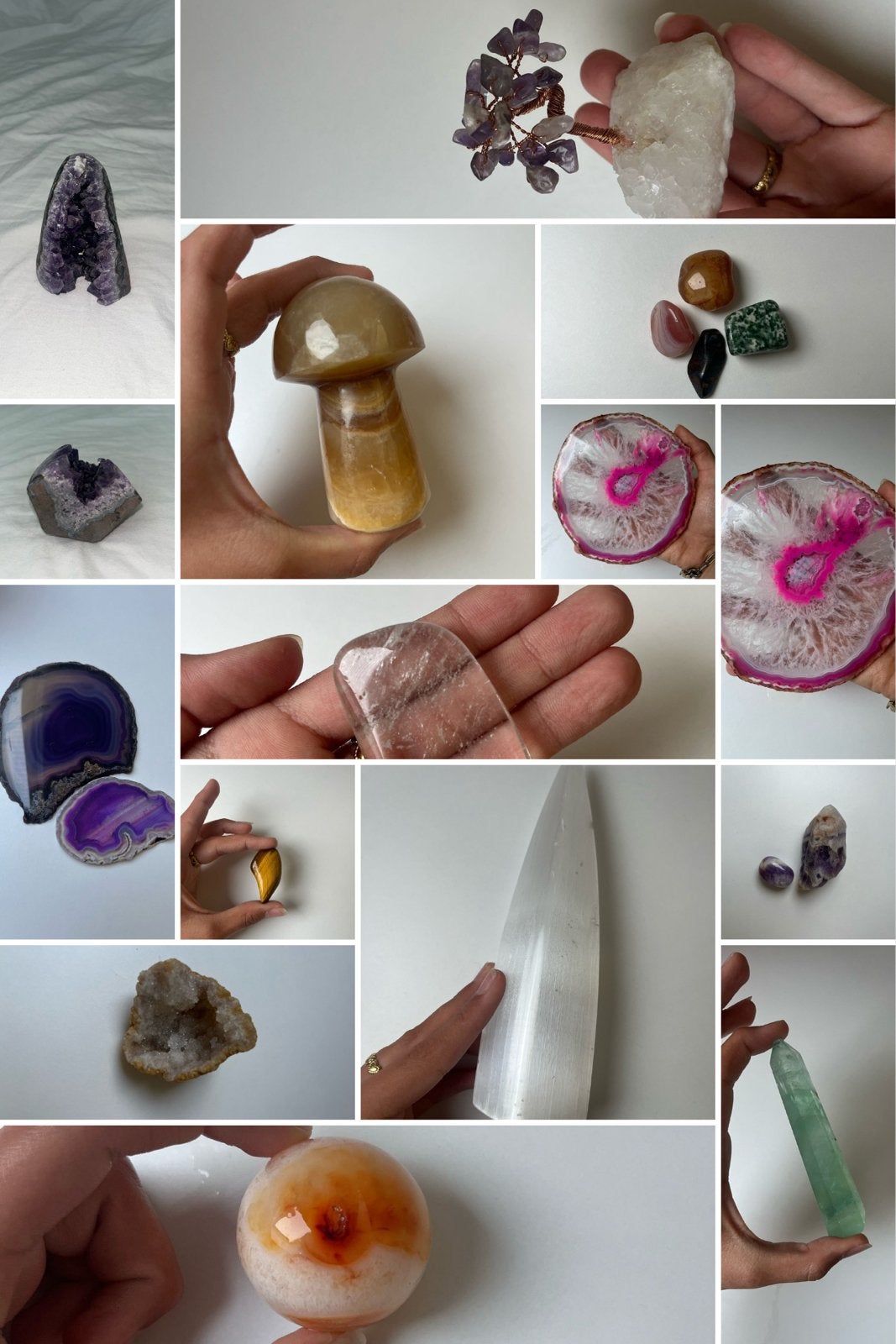 Diverse Kristallen en Mineralen Collectie, Sieraden, Tassen en Uiterlijk, Ophalen of Verzenden, Zo goed als nieuw